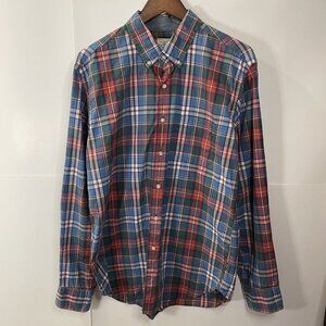 J. CREW - EUC Classic 2-Ply Cotton Button Down Shirt - Tartan Plaid